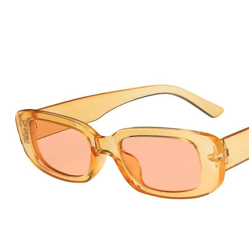 Lisslune | Rectangular Women's Sunglasses in Retro Style with UV400 Protection