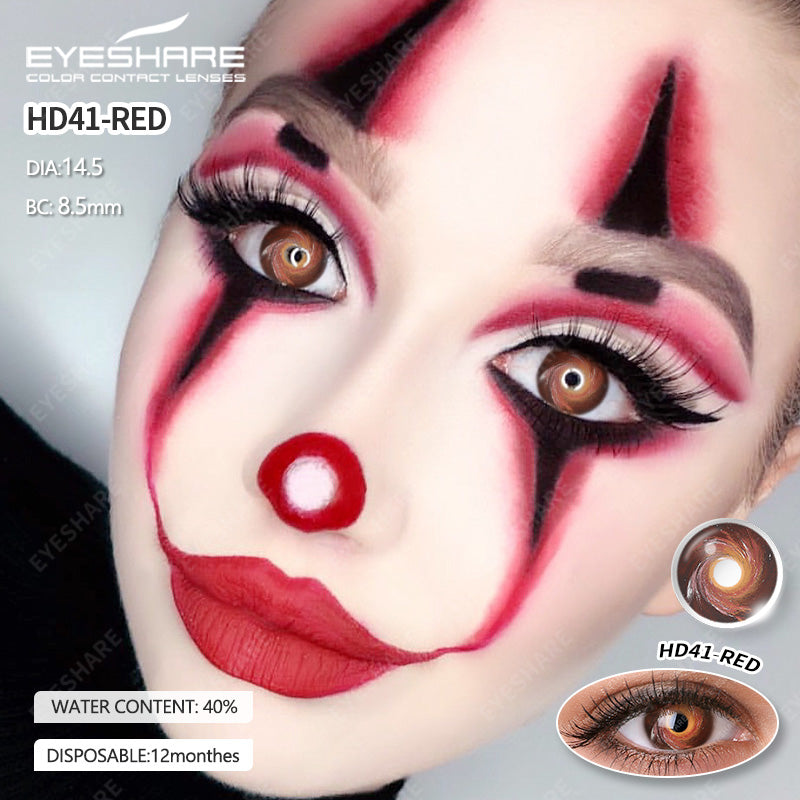 Rynx Cosplay Vortex Red 14.5mm 1 Pair | 1 Year
