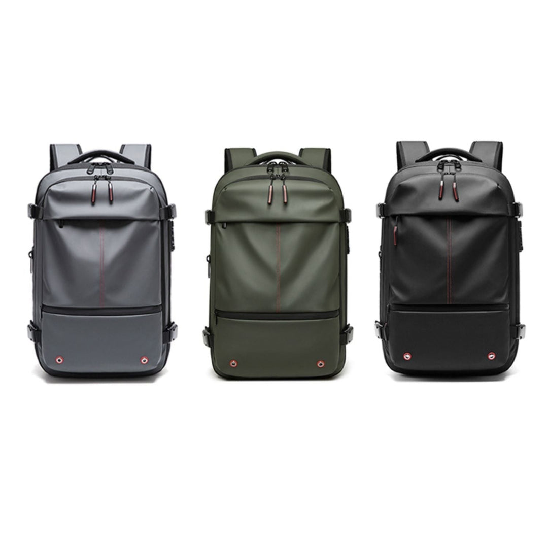 Lisslune | VacuPro – Compression Travel Backpack with Built-In Vacuum System | Space-Saving Cabin Bag