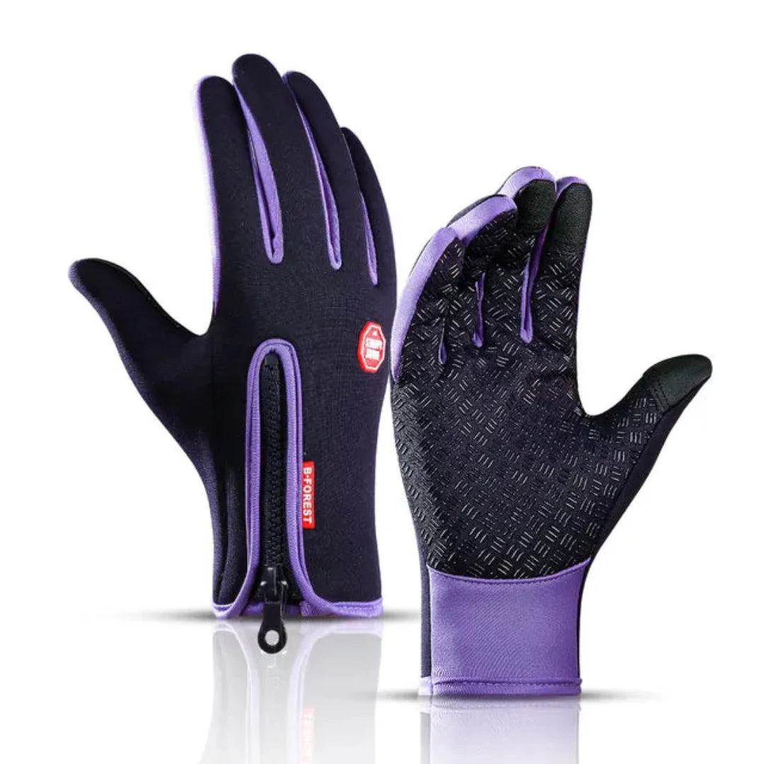 Lisslune | Warm Waterproof Gloves: Thermal Gloves with Touch Screen | Biking, Golf, Raynaud's, and Winter Sports