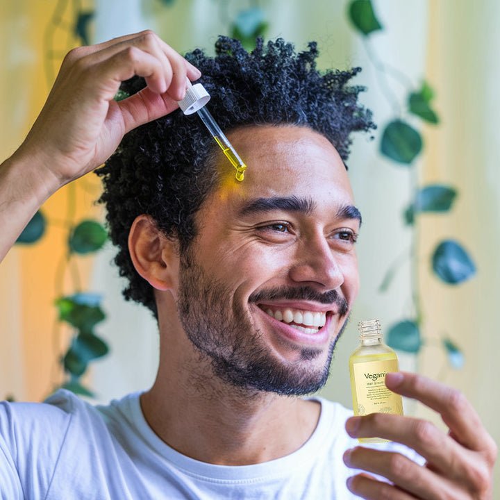 Lisslune | LunaBloom Vegan Hair Growth Oil - Organic Hair Thickening and Strengthening