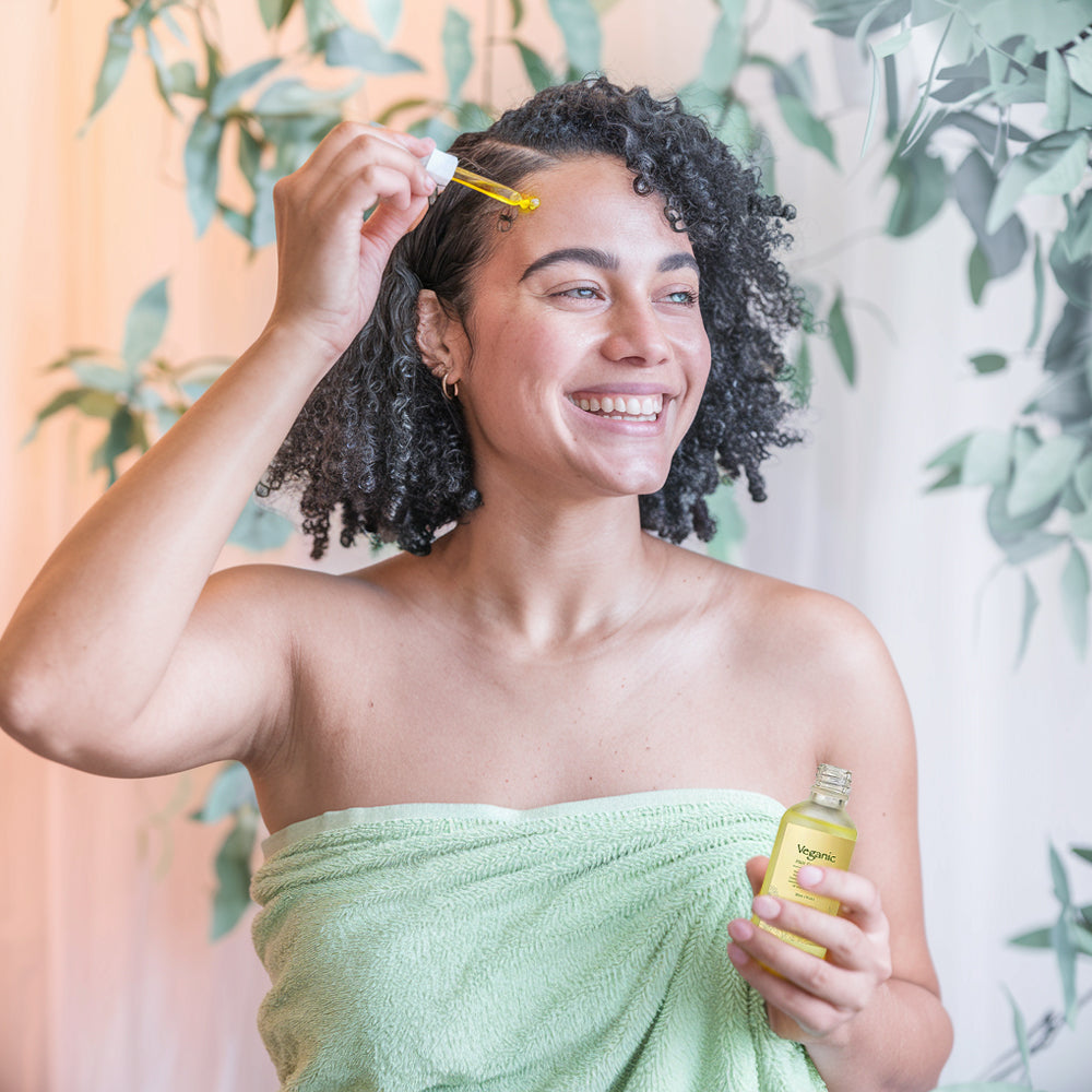 Lisslune | LunaBloom Vegan Hair Growth Oil - Organic Hair Thickening and Strengthening