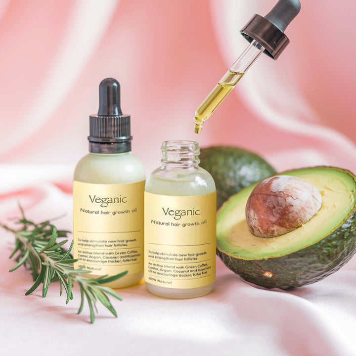 Lisslune | LunaBloom Vegan Hair Growth Oil - Organic Hair Thickening and Strengthening