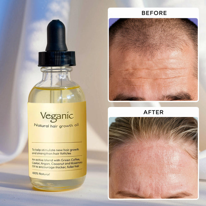 Lisslune | LunaBloom Vegan Hair Growth Oil - Organic Hair Thickening and Strengthening