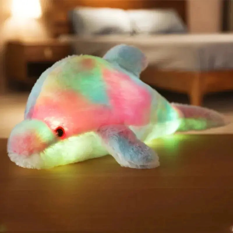 Lisslune | LunaDolphin – Soft plush night light for safe and soothing sleep
