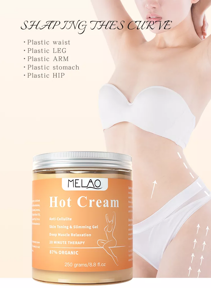 Lisslune | Ultimate Shape Cream – boosts fat burning – reduces cellulite – 500 ml – wall clock