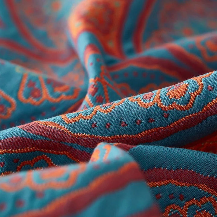 Lisslune | Velina Reversible Cotton Summer Blanket