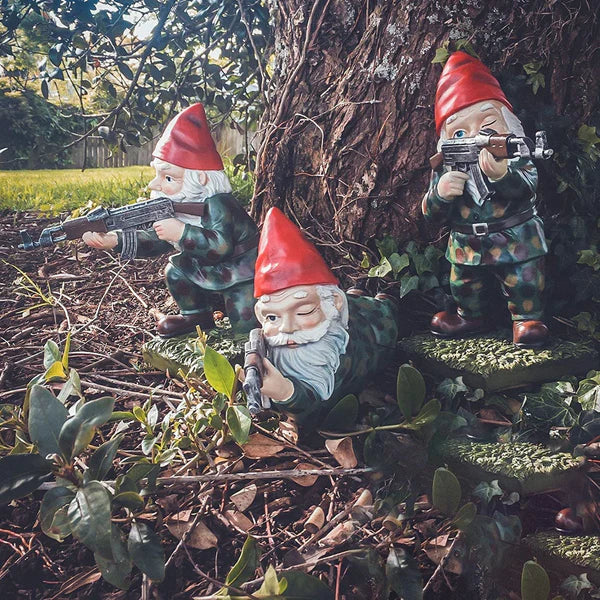 Lisslune | Garden Gnome Army – Weather-Resistant Decorative Figures for the Garden