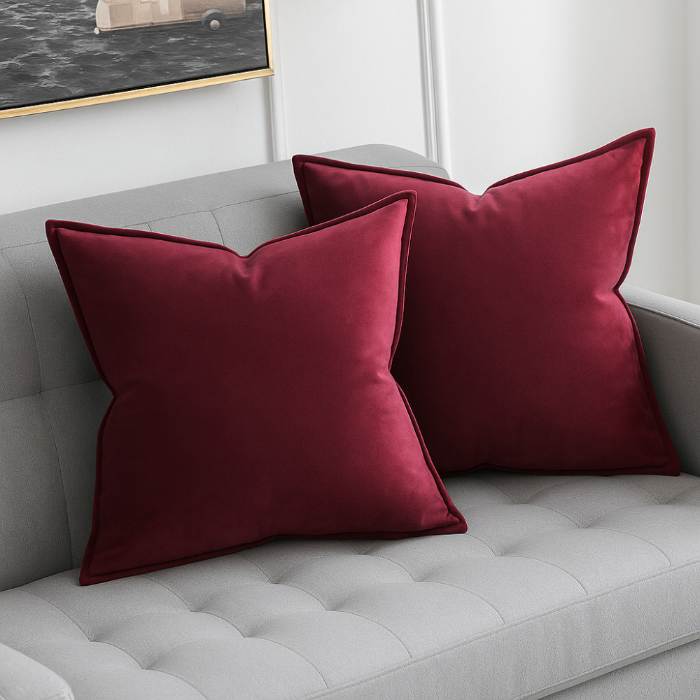 Lisslune | Velvet Decorative Cushion Cover – Soft Elegant Pillowcase