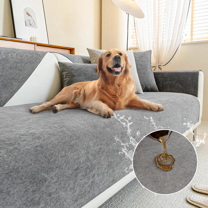 Lisslune | SofaShield Luxe Anti-scratch Sofa Cover – Scratch-resistant Chenille Protection for Pets
