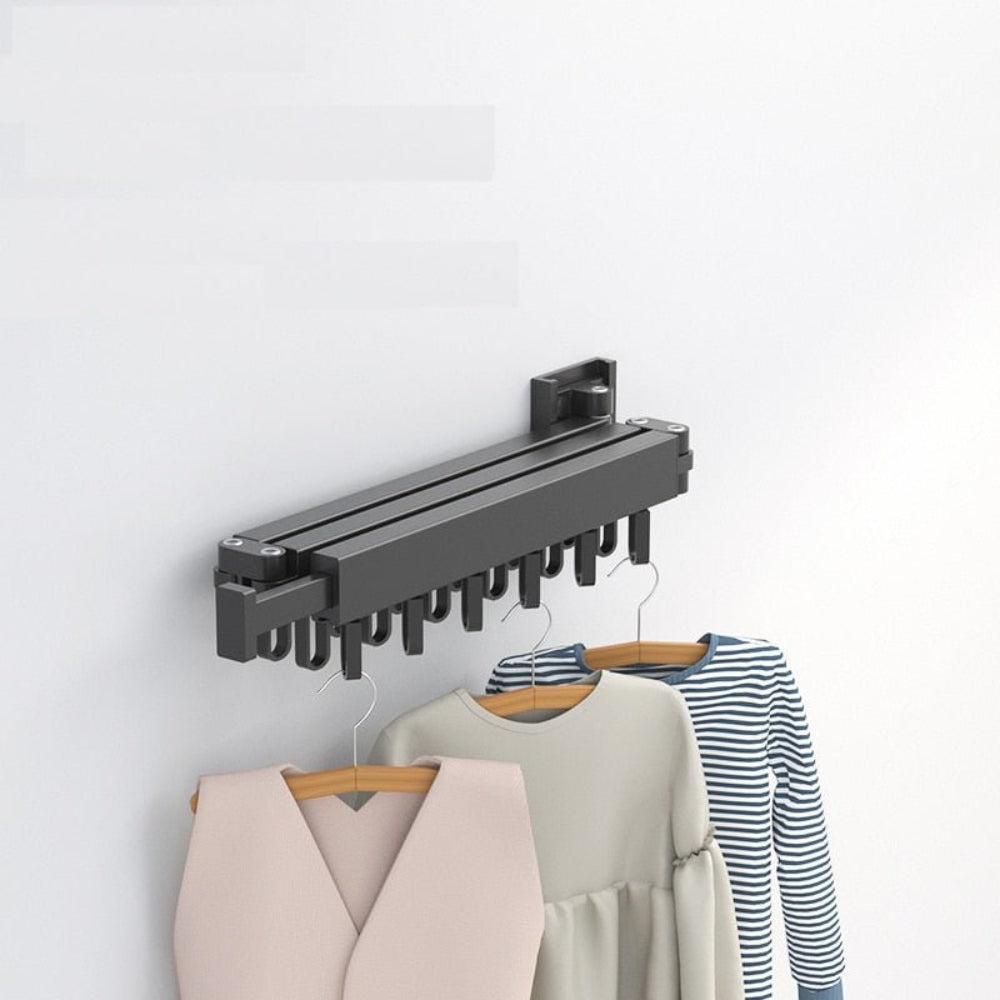 Lisslune | Retractable Wall-Mounted Clothes Dryer – Foldable Laundry Rack for Space-Saving Drying
