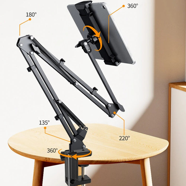 Lisslune | Bettina – Adjustable Tablet Holder Stand for Bed, Desk & Couch | Ergonomic & Universal Fit