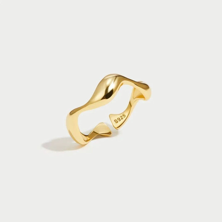 Lisslune | Adjustable Ring with Ocean Design