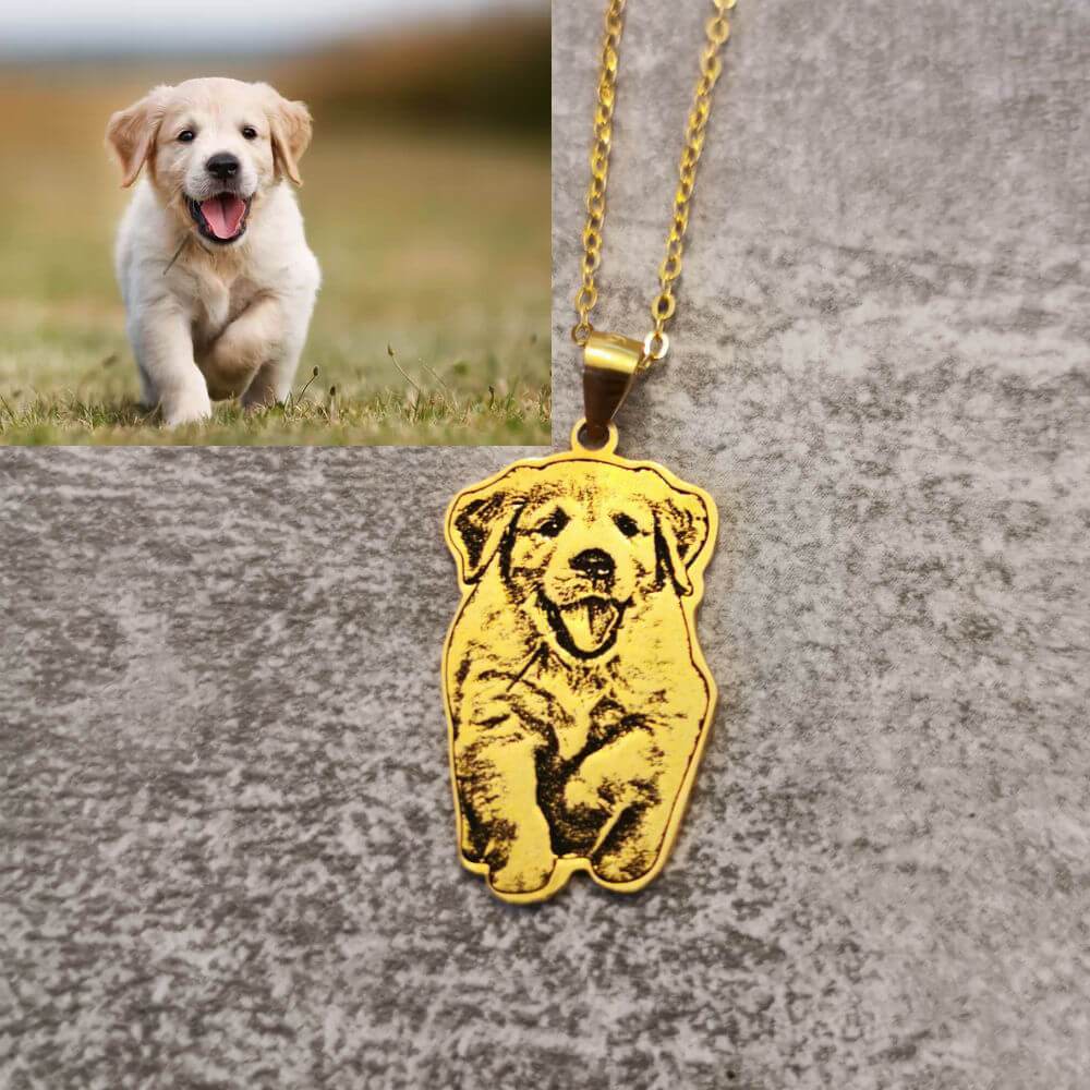 Lisslune | Four-legged Engraving - Necklace / Keychain personalized