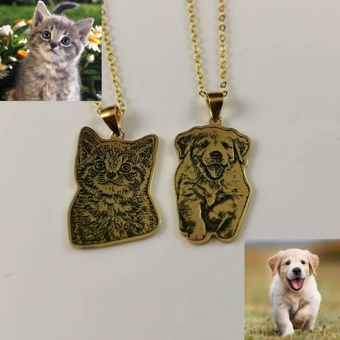 Lisslune | Four-legged Engraving - Necklace / Keychain personalized