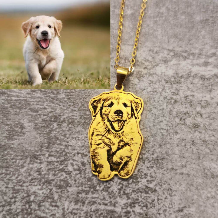Lisslune | Four-legged Engraving - Necklace / Keychain personalized