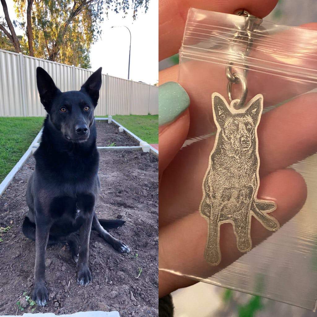 Lisslune | Four-legged Engraving - Necklace / Keychain personalized