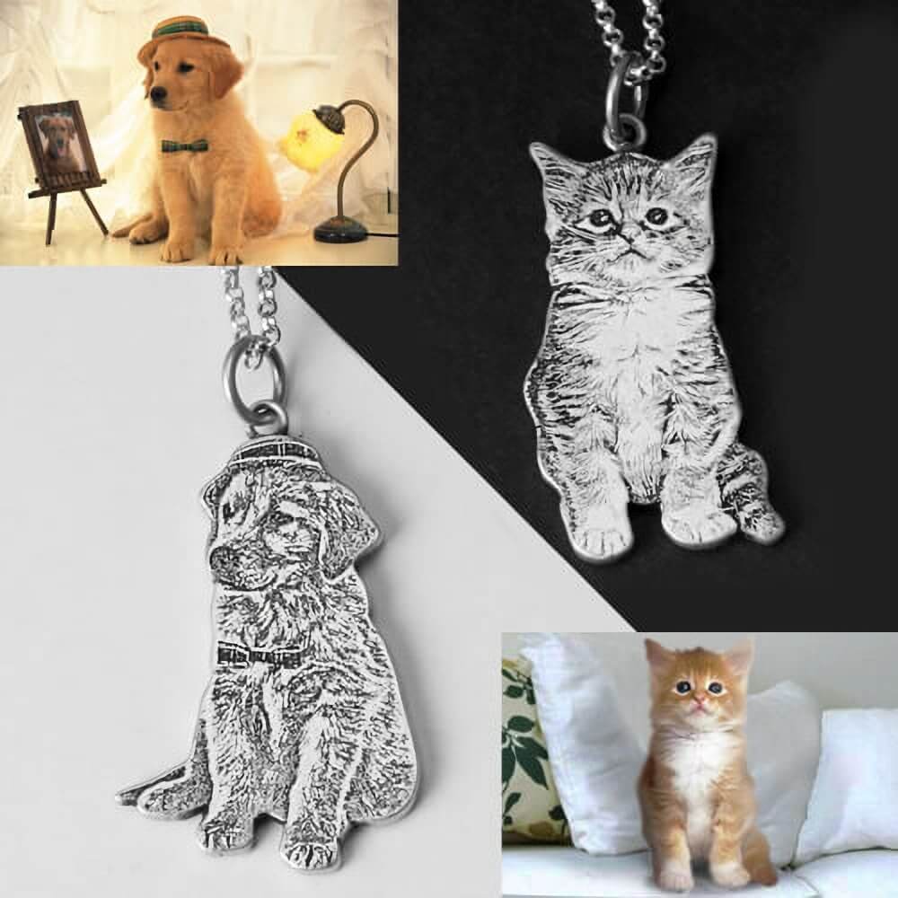 Lisslune | Four-legged Engraving - Necklace / Keychain personalized