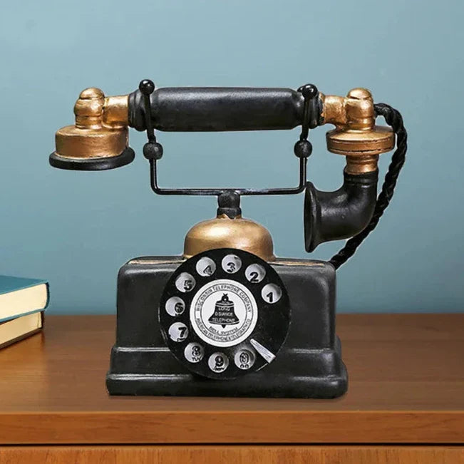 Lisslune | VintageDial – Decorative antique rotating telephone model