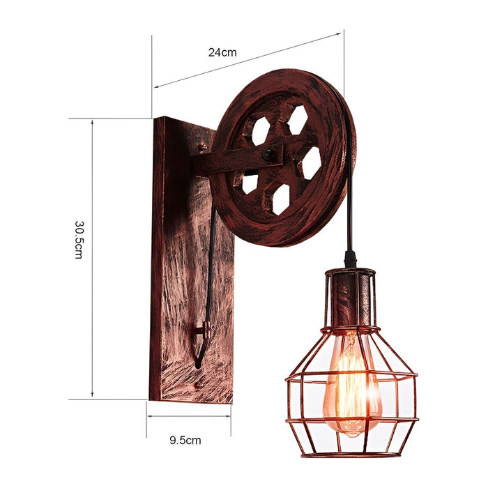 Lisslune | LED wall lamp in industrial style