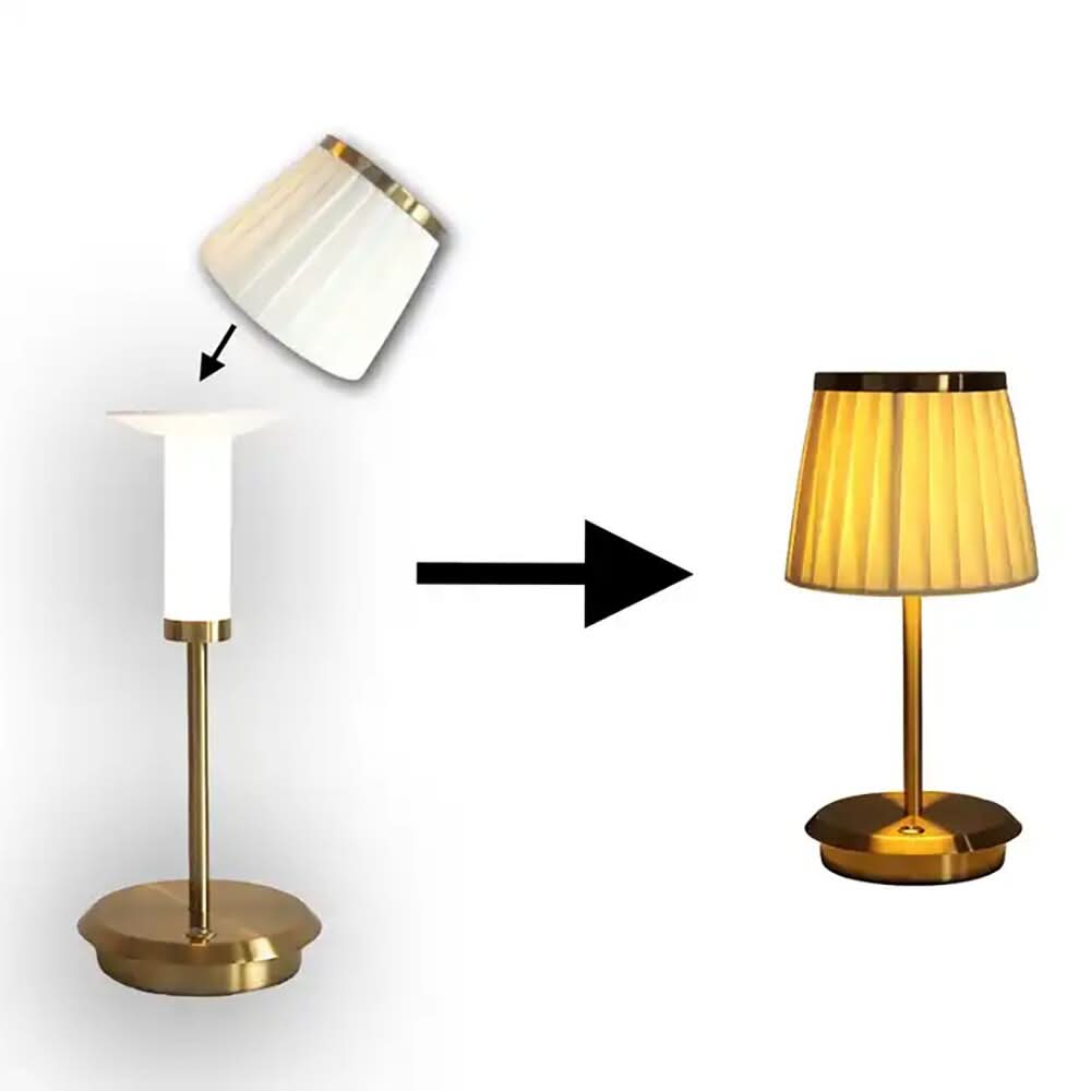 Lisslune | Vintage Elegant Touch Dimmable Table Lamp