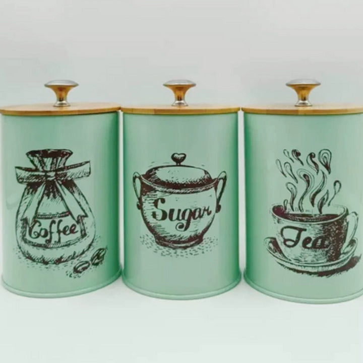 Lisslune | Iron Airtight Storage Canister | 3pcs Set