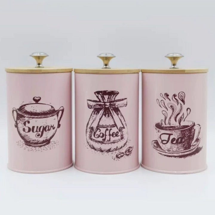 Lisslune | Iron Airtight Storage Canister | 3pcs Set