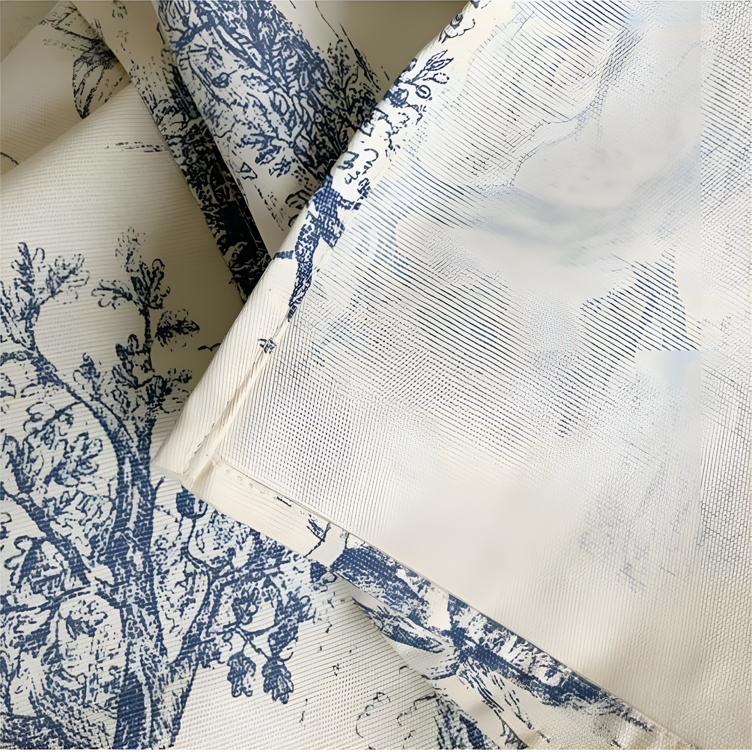 Lisslune | French Classic Blue Vintage Dining Tablecloth