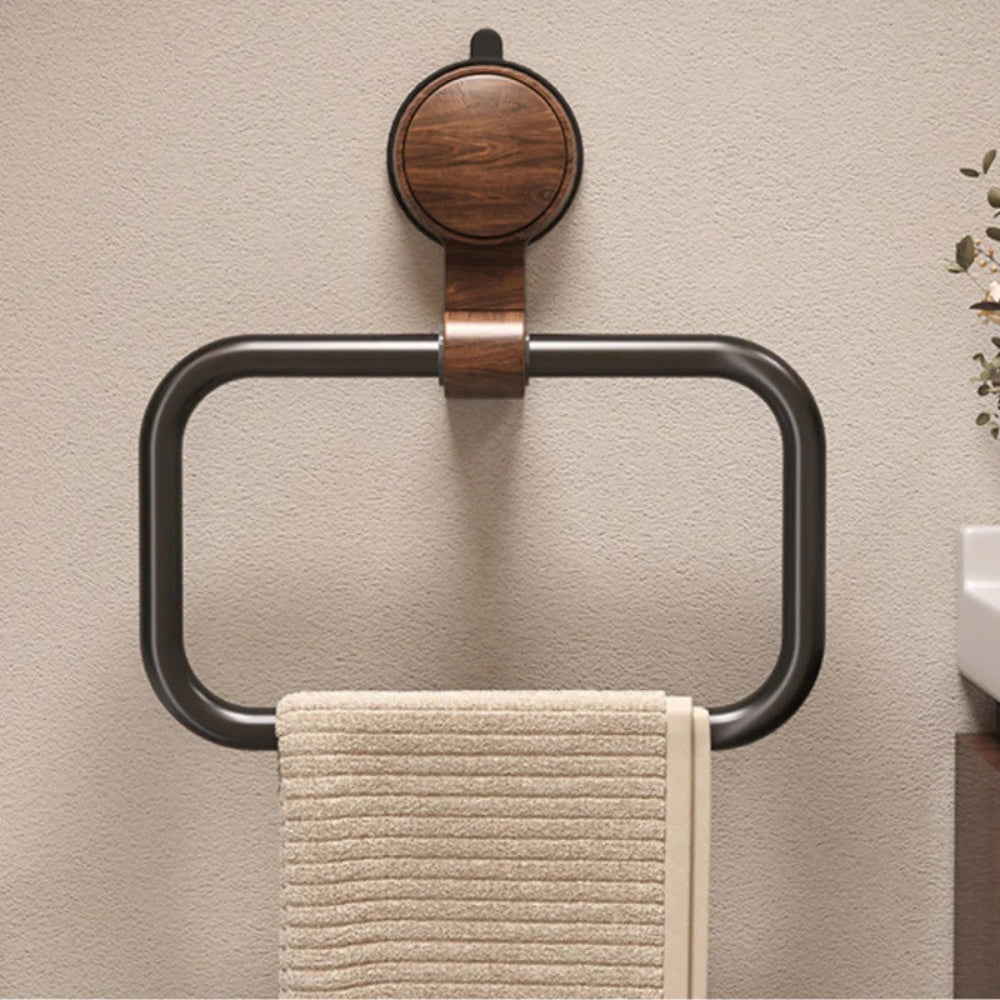Lisslune | Vintage Wood Removable Towel Rack
