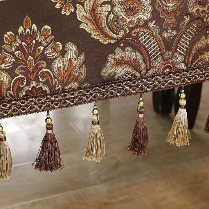 Lisslune | Vintessa Vintage Embroidered Tassel Tablecloth