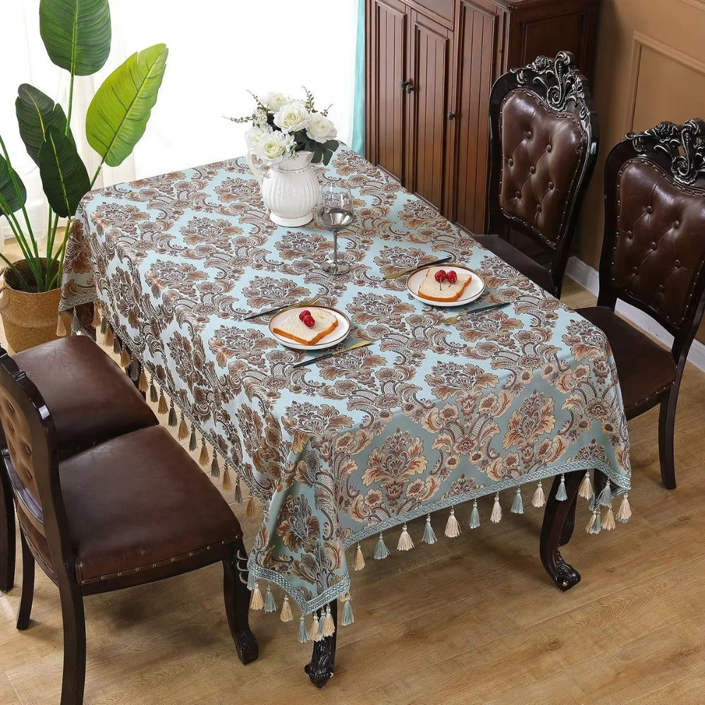 Lisslune | Vintessa Vintage Embroidered Tassel Tablecloth