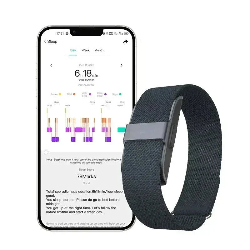 Lisslune | LifeTrack Activity Band – Discreet Fitness Tracker with Heart Rate and Step Counter