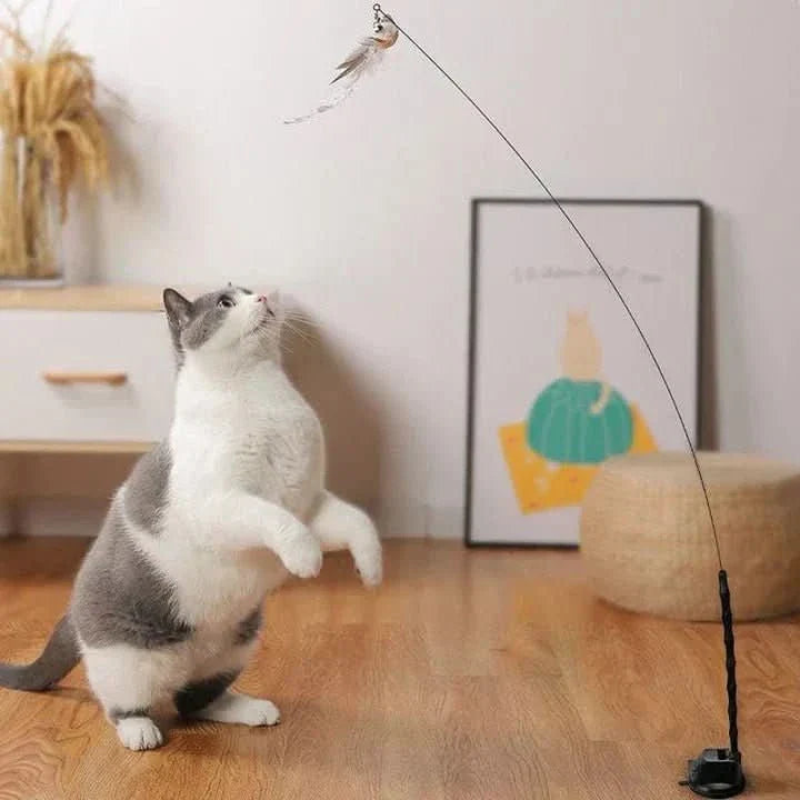 Lisslune | FLATTERN FREUND – Interactive cat toy with fluttering wings for natural hunting fun