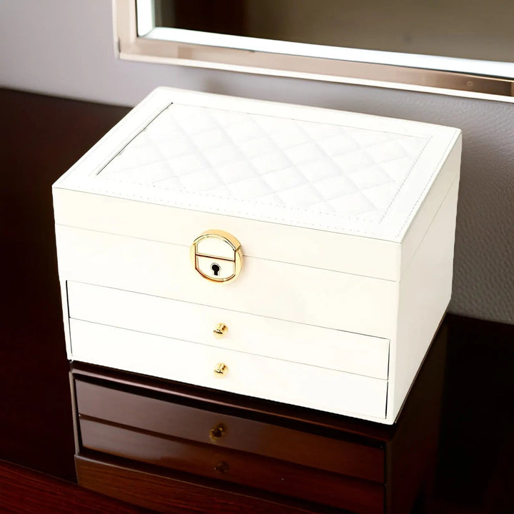 Lisslune | EleganceBox Luxury Jewelry Box – Multiple Storage Box for Jewelry