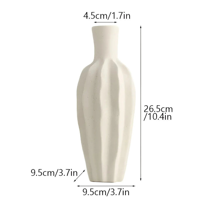 Lisslune | Elysian Bloom Minimalist ceramic vase