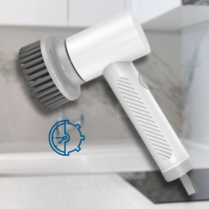Lisslune | CleanForce – Electric Scrubbing Brush Professional Kitchen and Stove Cleaner