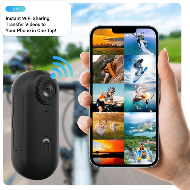 Lisslune | Waterproof Action Camera Bundle with Mounts