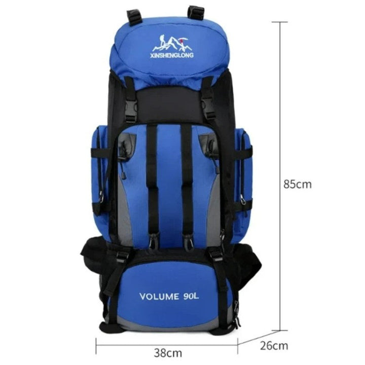 Lisslune | 90L Waterproof Hiking Backpack - Ultra-Lightweight Travel Pack for Outdoor Adventures & Camping
