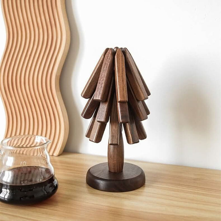 Lisslune | Elegant Walnut Table Mats for Noble & Cozy Dining Areas
