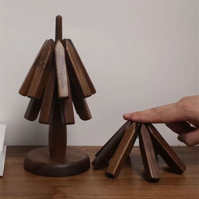 Lisslune | Elegant Walnut Table Mats for Noble & Cozy Dining Areas