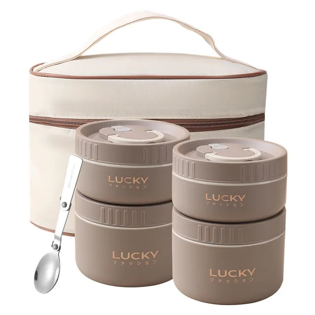Lisslune | EetJoy | Bento Lunchbox Set | Keeps your food warm | Sustainable and stylish
