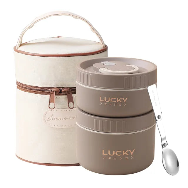 Lisslune | EetJoy | Bento Lunchbox Set | Keeps your food warm | Sustainable and stylish