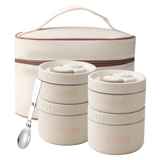 Lisslune | EetJoy | Bento Lunchbox Set | Keeps your food warm | Sustainable and stylish