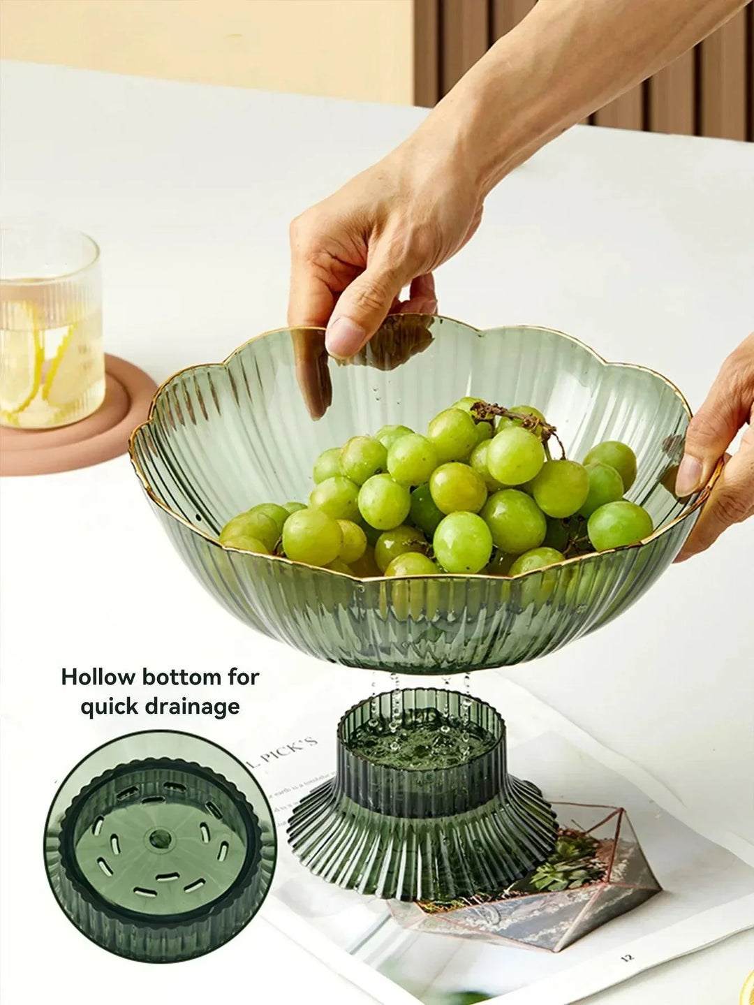 Lisslune | FleurAura - Chic Luxury Fruit Bowl