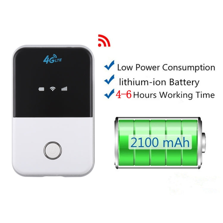 Lisslune | MF925 4G LTE Multi-Mode High-Speed Wireless Router, Support for TF Card (32GB Max)