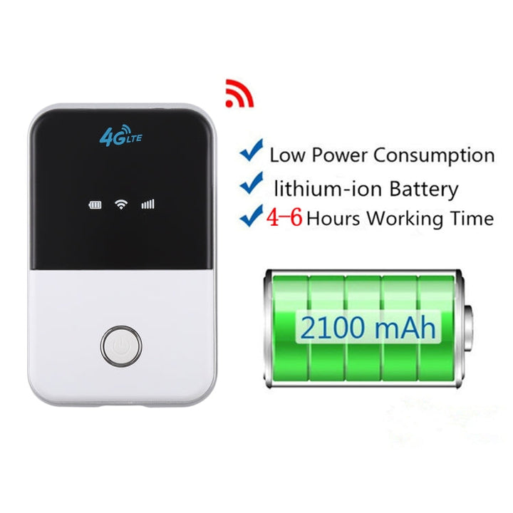 Lisslune | MF925 4G LTE Multi-Mode High-Speed Wireless Router, Support for TF Card (32GB Max)