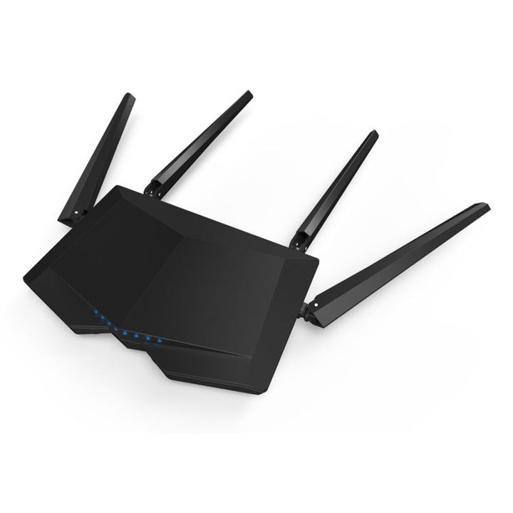 Lisslune | Tenda AC6 AC1200 Smart Dual-Band Wireless Router 5GHz 867Mbps + 2.4GHz 300Mbps WiFi Router with 4*5dBi external antennas (Black)