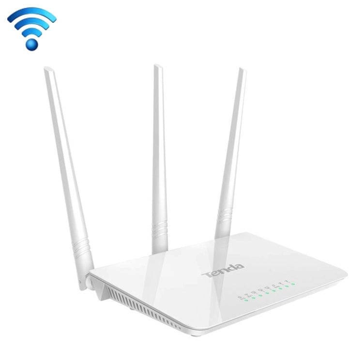 Lisslune | Tenda F3 Wireless 2.4GHz 300Mbps WiFi Router with 3*5dBi external antennas (White)