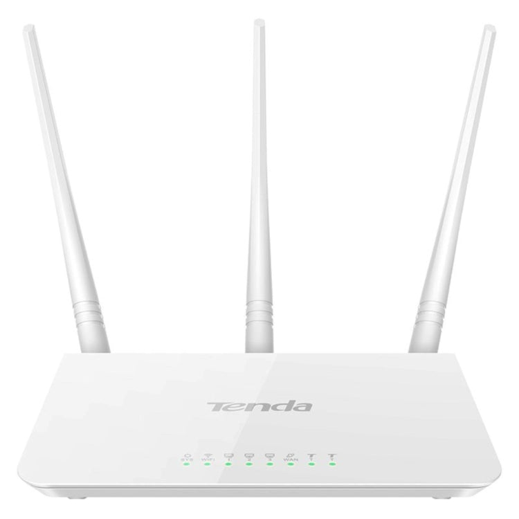 Lisslune | Tenda F3 Wireless 2.4GHz 300Mbps WiFi Router with 3*5dBi external antennas (White)