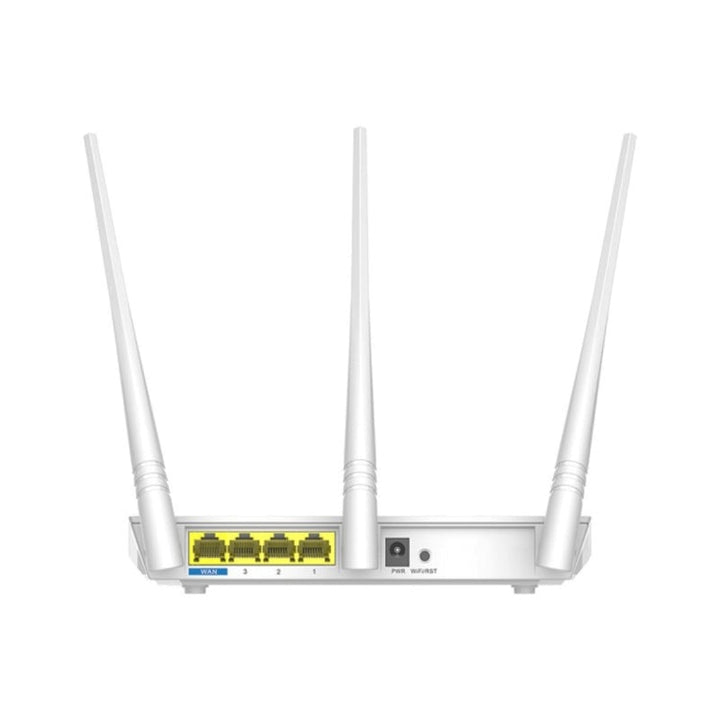 Lisslune | Tenda F3 Wireless 2.4GHz 300Mbps WiFi Router with 3*5dBi external antennas (White)